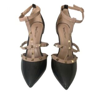• NEW Torta Caliente Amica Ankle Strap Stiletto Heel •